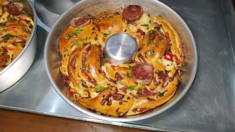 Rosca de Linguiça Calabresa