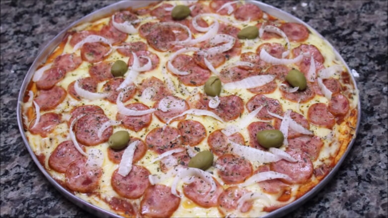 Pizza de Liquidificador Fácil