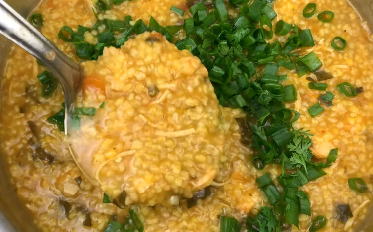 Canjiquinha na Pressão com Linguiça e Bacon